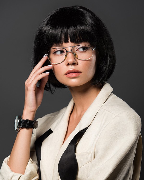 Retrato profesional de mujer creativa